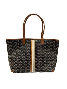 Goyard Artois PM Ma Cage Tote Bag in Canvas Leather Brown
